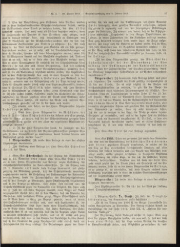 Amtsblatt der landesfürstlichen Hauptstadt Graz 19130120 Seite: 5