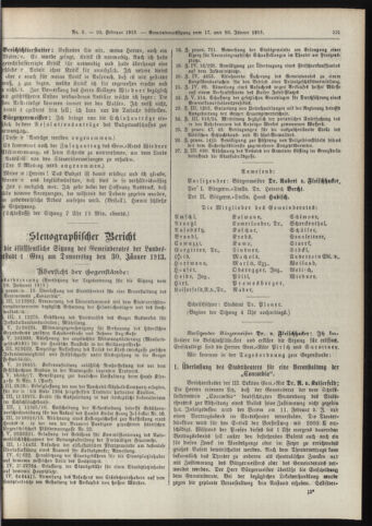 Amtsblatt der landesfürstlichen Hauptstadt Graz 19130220 Seite: 19