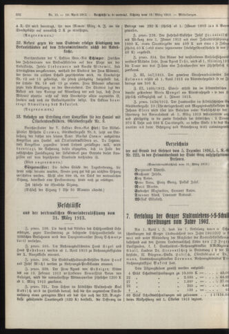 Amtsblatt der landesfürstlichen Hauptstadt Graz 19130410 Seite: 18