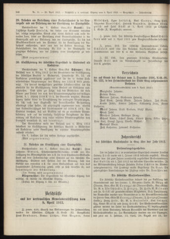 Amtsblatt der landesfürstlichen Hauptstadt Graz 19130420 Seite: 12