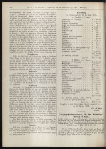 Amtsblatt der landesfürstlichen Hauptstadt Graz 19130420 Seite: 14