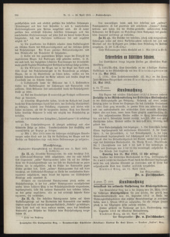 Amtsblatt der landesfürstlichen Hauptstadt Graz 19130420 Seite: 16