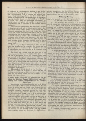 Amtsblatt der landesfürstlichen Hauptstadt Graz 19130430 Seite: 6