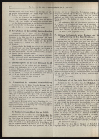 Amtsblatt der landesfürstlichen Hauptstadt Graz 19130510 Seite: 12