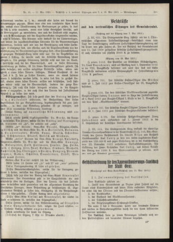 Amtsblatt der landesfürstlichen Hauptstadt Graz 19130531 Seite: 11