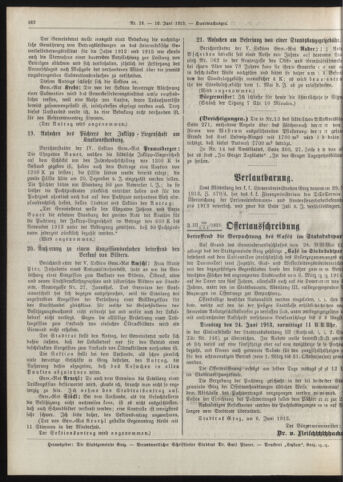 Amtsblatt der landesfürstlichen Hauptstadt Graz 19130610 Seite: 24