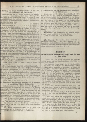 Amtsblatt der landesfürstlichen Hauptstadt Graz 19130630 Seite: 9