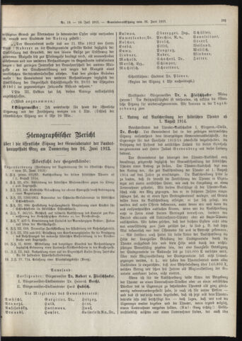 Amtsblatt der landesfürstlichen Hauptstadt Graz 19130710 Seite: 13