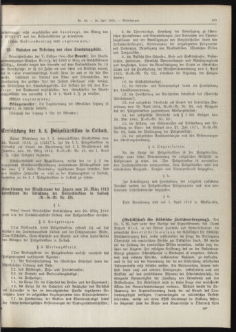 Amtsblatt der landesfürstlichen Hauptstadt Graz 19130710 Seite: 19