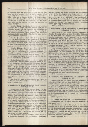 Amtsblatt der landesfürstlichen Hauptstadt Graz 19130720 Seite: 14