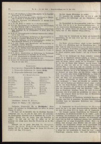 Amtsblatt der landesfürstlichen Hauptstadt Graz 19130720 Seite: 2