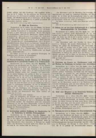 Amtsblatt der landesfürstlichen Hauptstadt Graz 19130731 Seite: 14