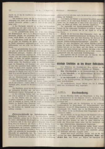 Amtsblatt der landesfürstlichen Hauptstadt Graz 19130831 Seite: 4