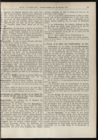 Amtsblatt der landesfürstlichen Hauptstadt Graz 19131010 Seite: 5