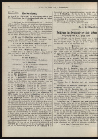 Amtsblatt der landesfürstlichen Hauptstadt Graz 19131031 Seite: 16