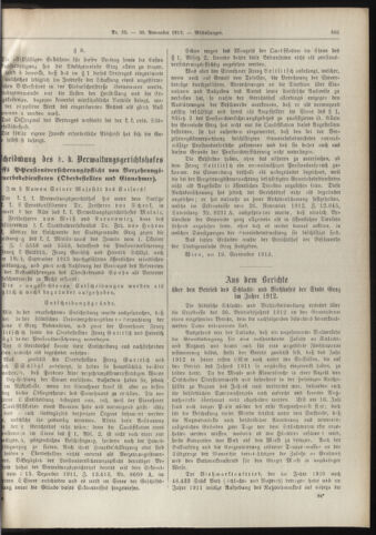 Amtsblatt der landesfürstlichen Hauptstadt Graz 19131130 Seite: 3