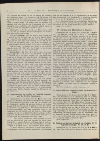 Amtsblatt der landesfürstlichen Hauptstadt Graz 19140120 Seite: 14