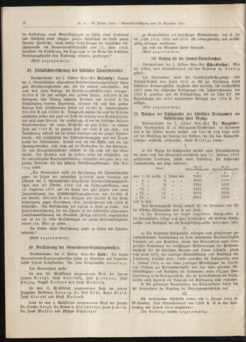 Amtsblatt der landesfürstlichen Hauptstadt Graz 19140120 Seite: 20