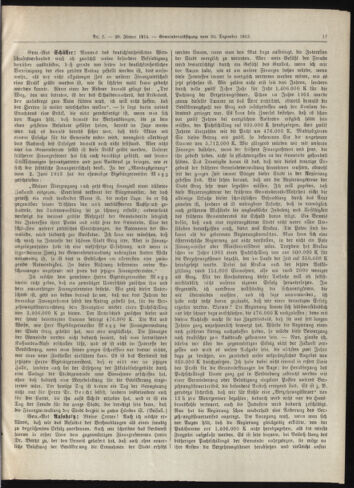 Amtsblatt der landesfürstlichen Hauptstadt Graz 19140120 Seite: 5