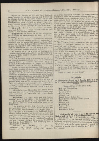 Amtsblatt der landesfürstlichen Hauptstadt Graz 19140228 Seite: 8