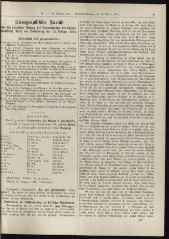 Amtsblatt der landesfürstlichen Hauptstadt Graz 19140310 Seite: 19