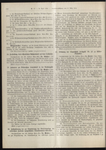 Amtsblatt der landesfürstlichen Hauptstadt Graz 19140420 Seite: 14