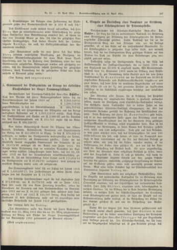 Amtsblatt der landesfürstlichen Hauptstadt Graz 19140430 Seite: 7