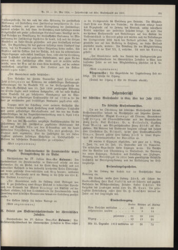 Amtsblatt der landesfürstlichen Hauptstadt Graz 19140510 Seite: 13