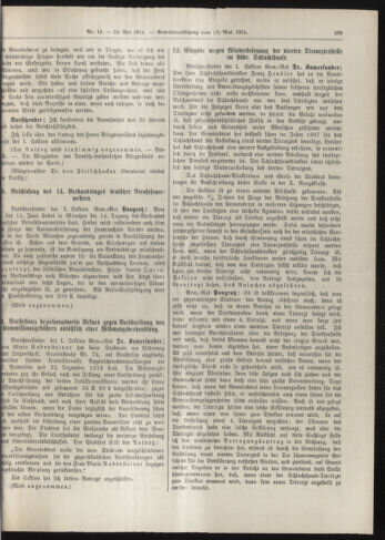 Amtsblatt der landesfürstlichen Hauptstadt Graz 19140520 Seite: 15