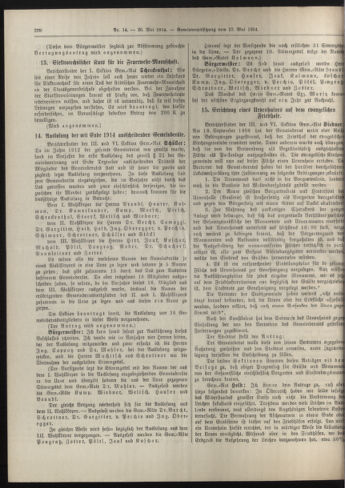 Amtsblatt der landesfürstlichen Hauptstadt Graz 19140520 Seite: 16