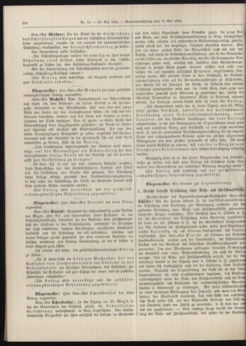 Amtsblatt der landesfürstlichen Hauptstadt Graz 19140520 Seite: 4