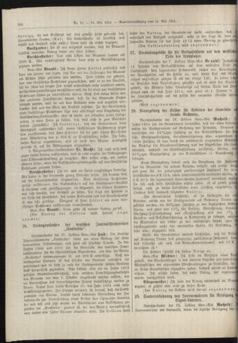 Amtsblatt der landesfürstlichen Hauptstadt Graz 19140531 Seite: 10