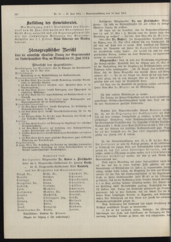 Amtsblatt der landesfürstlichen Hauptstadt Graz 19140630 Seite: 2