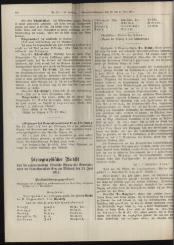 Amtsblatt der landesfürstlichen Hauptstadt Graz 19140630 Seite: 20