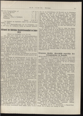 Amtsblatt der landesfürstlichen Hauptstadt Graz 19140720 Seite: 7