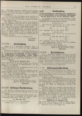 Amtsblatt der landesfürstlichen Hauptstadt Graz 19140910 Seite: 5