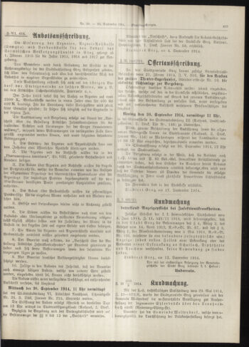 Amtsblatt der landesfürstlichen Hauptstadt Graz 19140920 Seite: 7