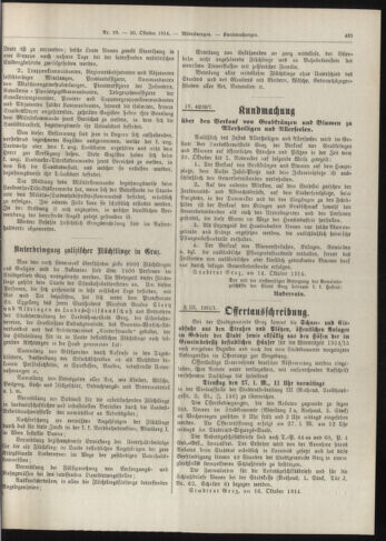 Amtsblatt der landesfürstlichen Hauptstadt Graz 19141020 Seite: 5