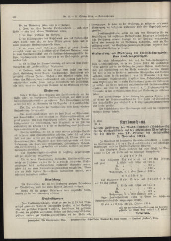 Amtsblatt der landesfürstlichen Hauptstadt Graz 19141031 Seite: 4