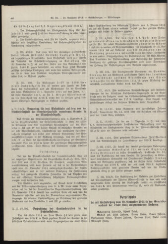 Amtsblatt der landesfürstlichen Hauptstadt Graz 19141120 Seite: 2