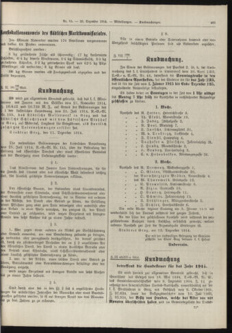 Amtsblatt der landesfürstlichen Hauptstadt Graz 19141220 Seite: 3