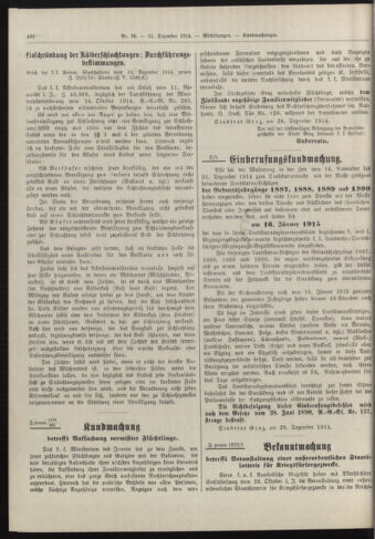 Amtsblatt der landesfürstlichen Hauptstadt Graz 19141231 Seite: 2