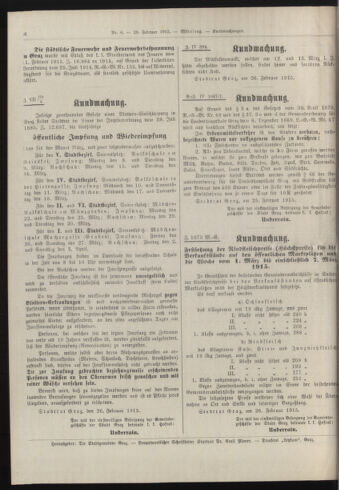 Amtsblatt der landesfürstlichen Hauptstadt Graz 19150228 Seite: 12