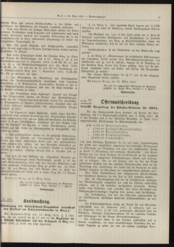 Amtsblatt der landesfürstlichen Hauptstadt Graz 19150320 Seite: 5