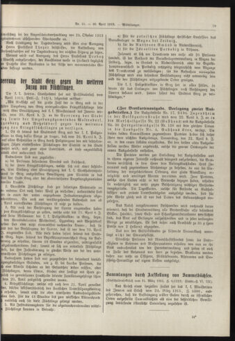 Amtsblatt der landesfürstlichen Hauptstadt Graz 19150420 Seite: 3