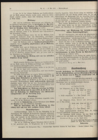 Amtsblatt der landesfürstlichen Hauptstadt Graz 19150510 Seite: 8