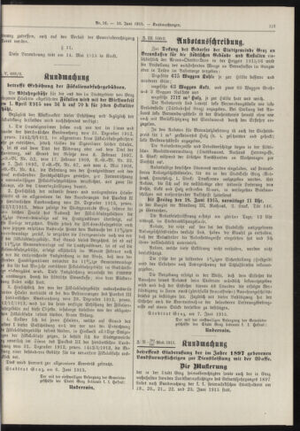 Amtsblatt der landesfürstlichen Hauptstadt Graz 19150610 Seite: 5