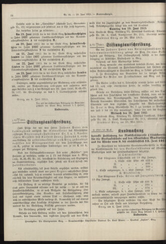 Amtsblatt der landesfürstlichen Hauptstadt Graz 19150610 Seite: 6