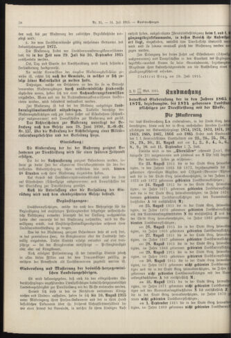 Amtsblatt der landesfürstlichen Hauptstadt Graz 19150731 Seite: 4