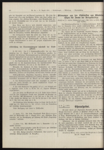 Amtsblatt der landesfürstlichen Hauptstadt Graz 19150831 Seite: 2